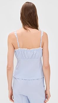 トップス joieve swan cami 36 Free People Sunset Shimmer Woven Cami Silver SM (Women's 4-6